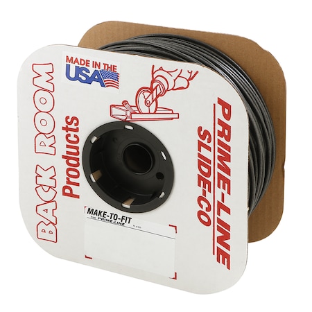 Prime-Line Screen Retainer Spline, 0.225 in., Foam, Black, 500 ft. 1 Roll P 8131